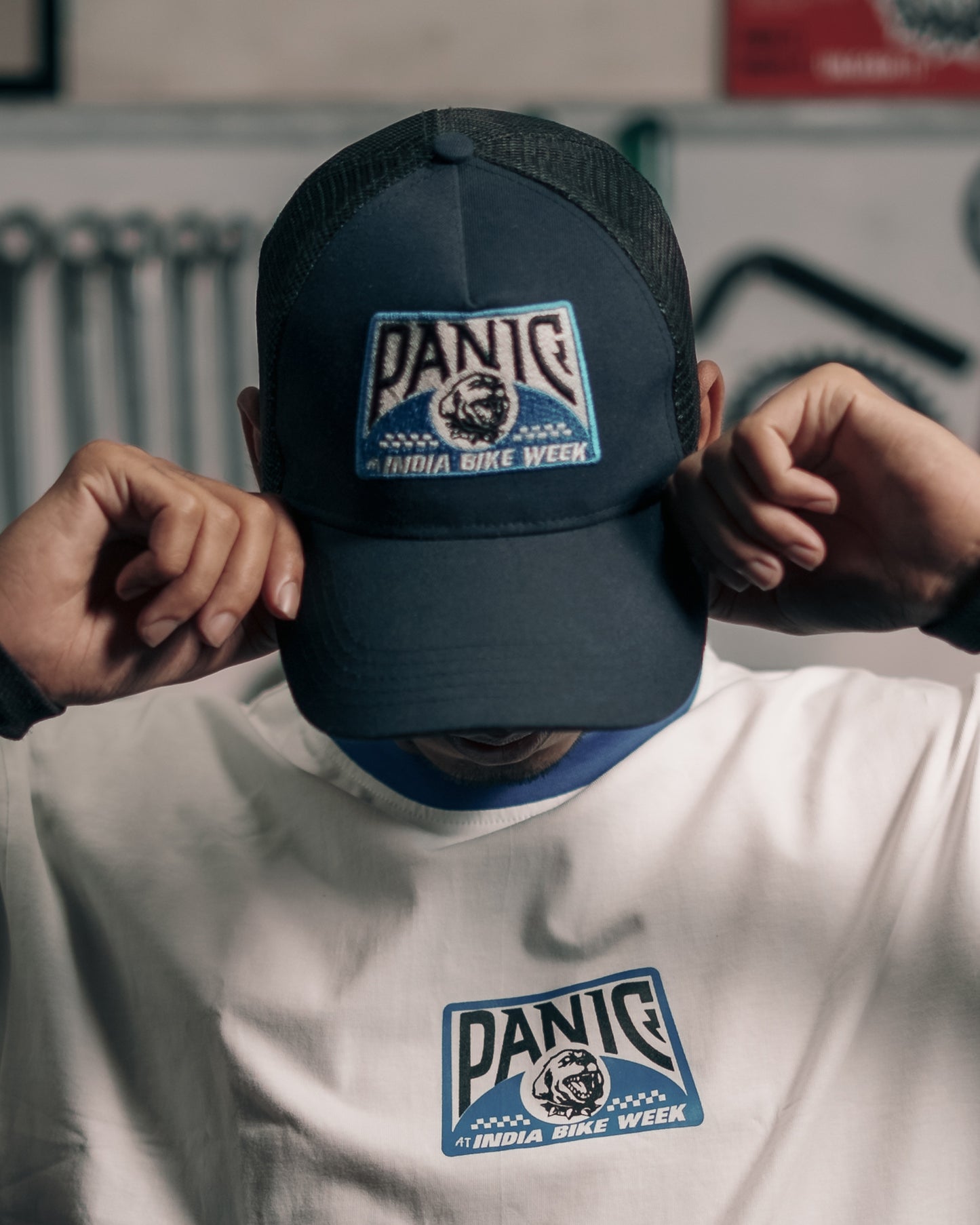 Panic Trucker Cap | Premium embroidered mesh cap