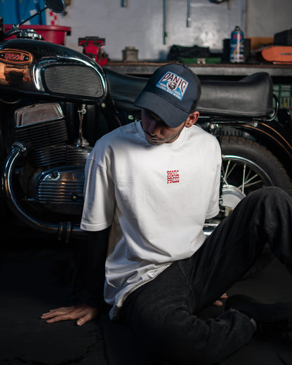 Panic Trucker Cap | Premium embroidered mesh cap